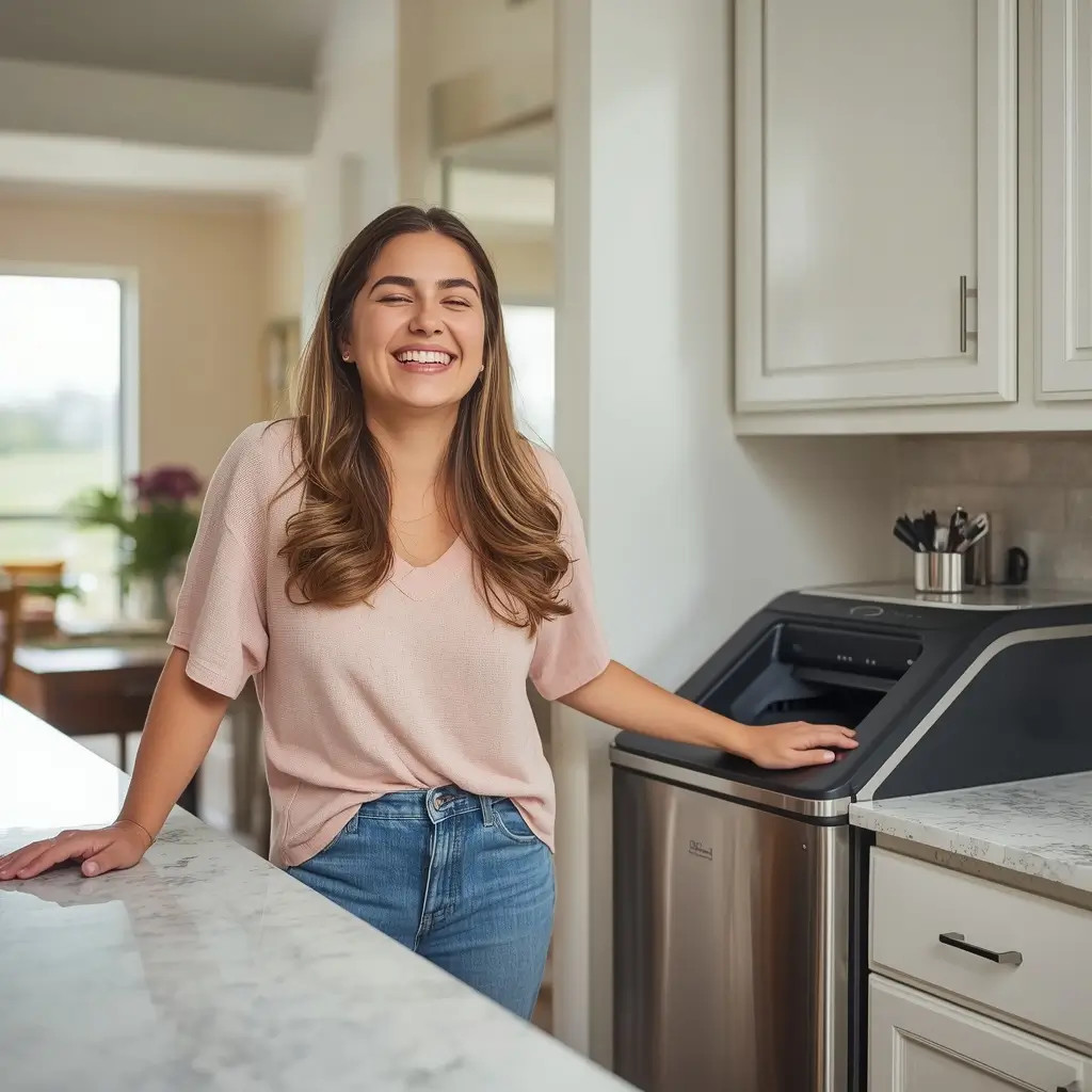 Whirlpool ice maker repair service happy customer.